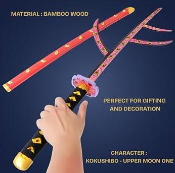 Kokushibo Katana with Blade – Demon Slayer Sword Replica