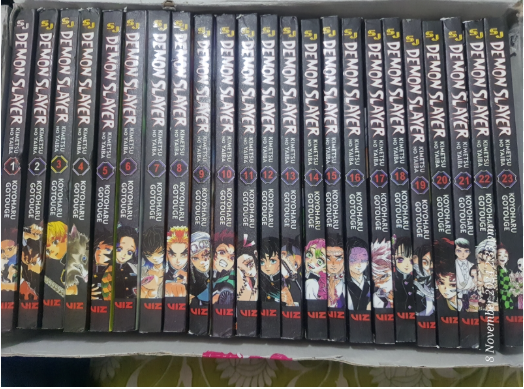 DEMON SLAYER MANGA FULL SET