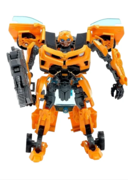 Yellow Bumblebee Transforming Robot and car Sports Car Toy