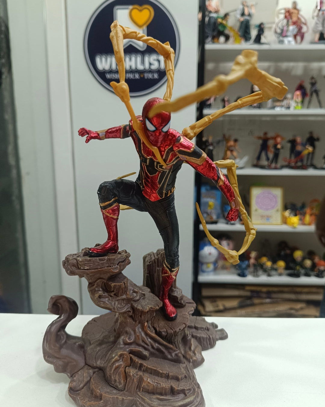 Spider-Man on Rock Action Figure – Marvel Collectible