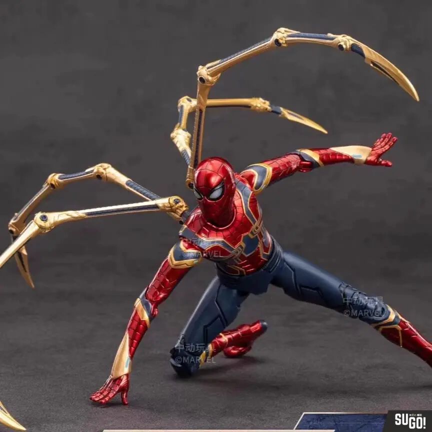ZD TOYS Marvel Avengers Infinity Saga Iron Spider 1/10 Scale Action Figure – Fully Articulated