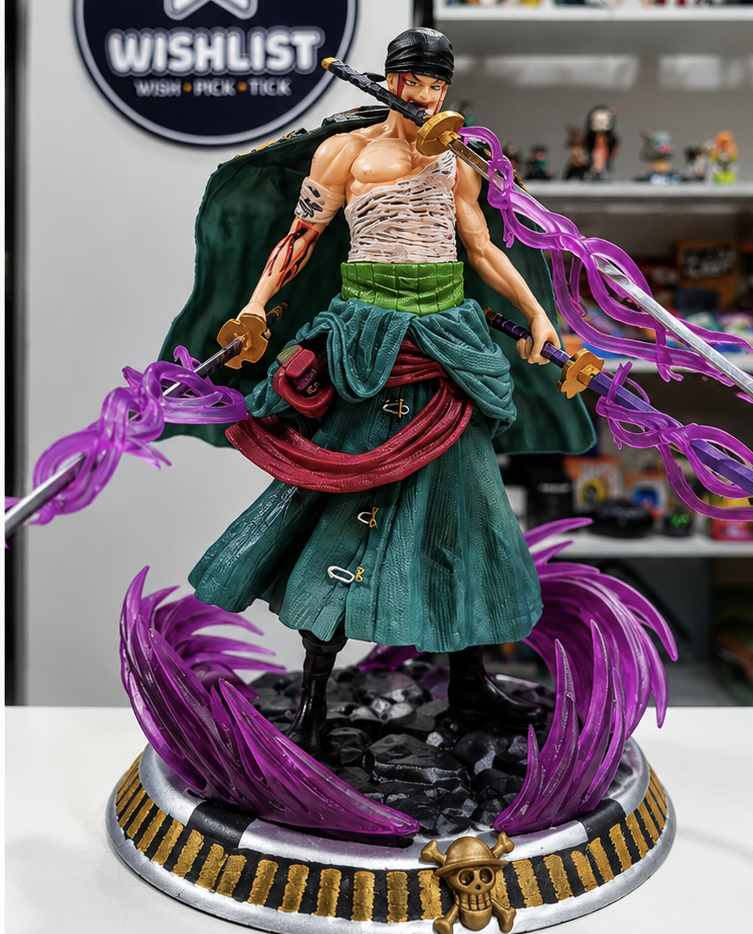 Zoro Battle Rush Action Figure – One Piece Anime Statue