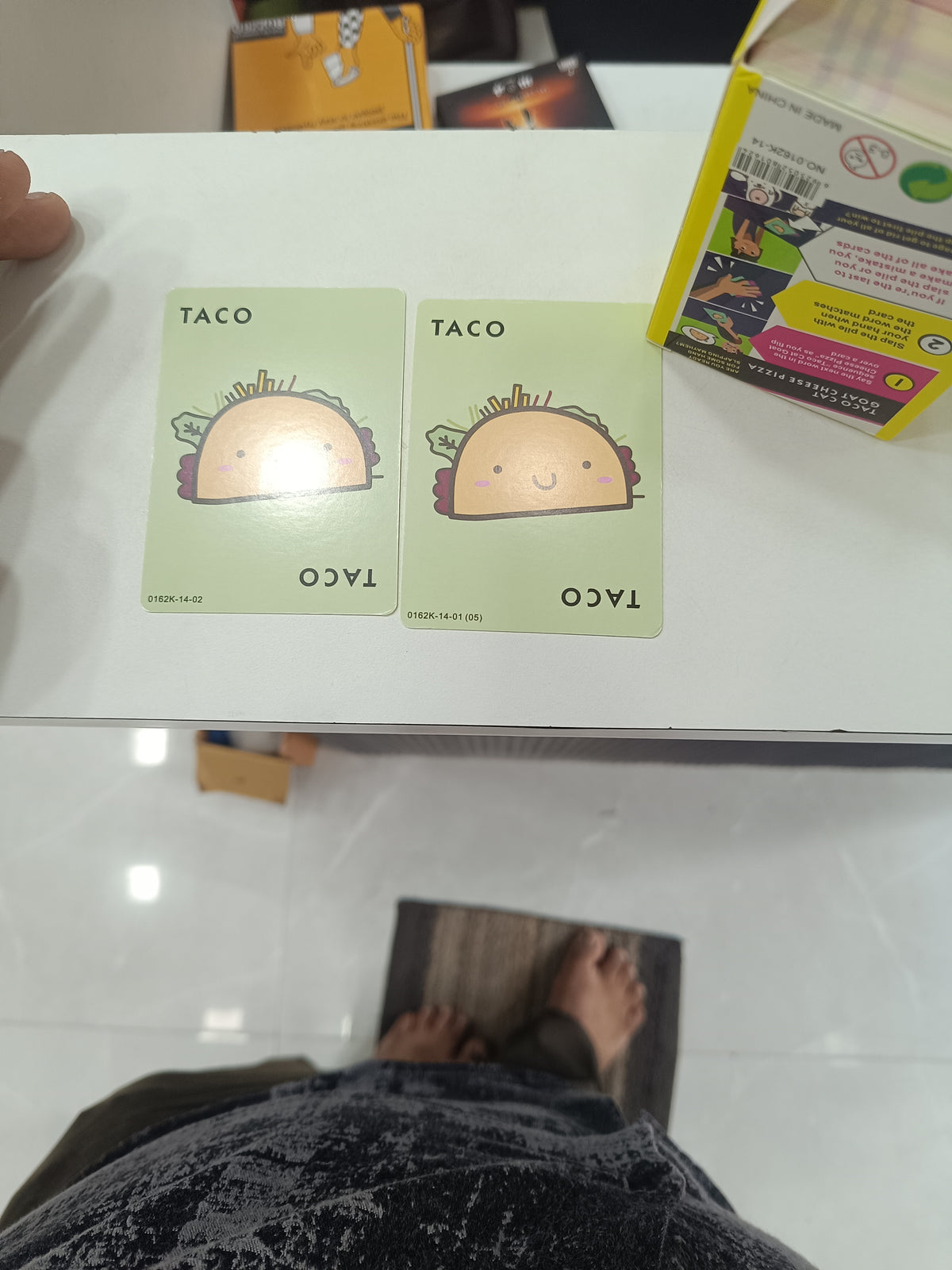 Taco coat cheese pizza | Card Game