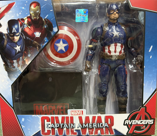 Captain America Captain America: Civil War Action Figure – Marvel Avengers Collectible