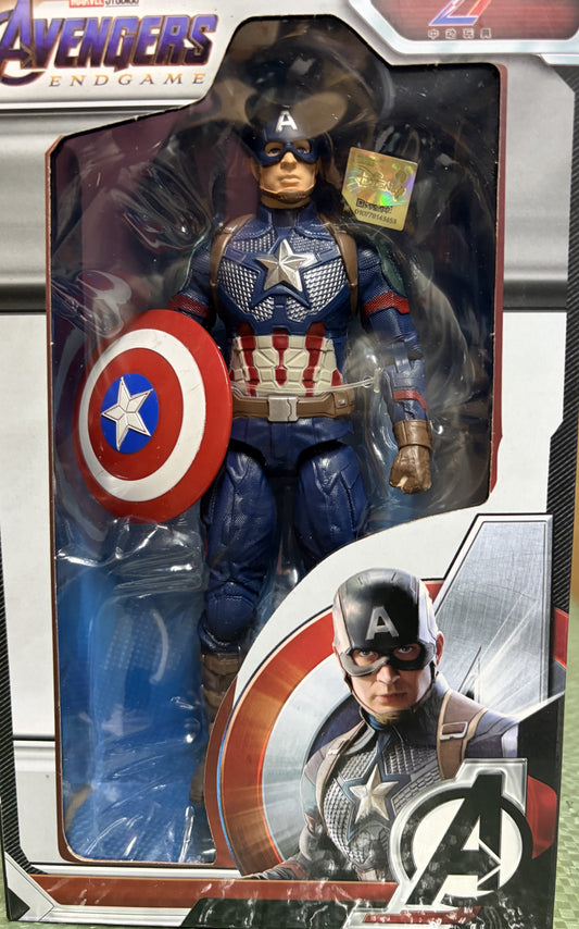 Captain America Avengers: Endgame Action Figure – Marvel Super Soldier Collectible