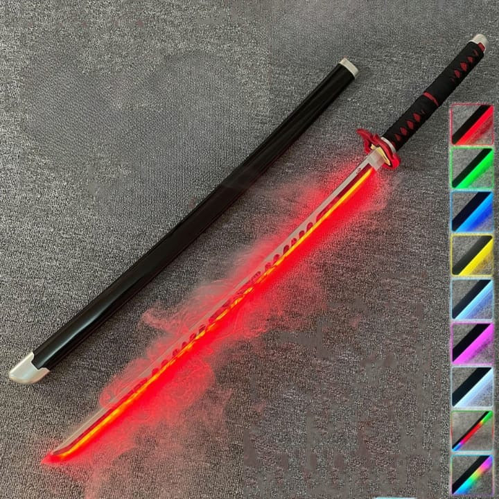Smoke Katana | multi - colour LED glowing blade | 104 cm | 10 variants