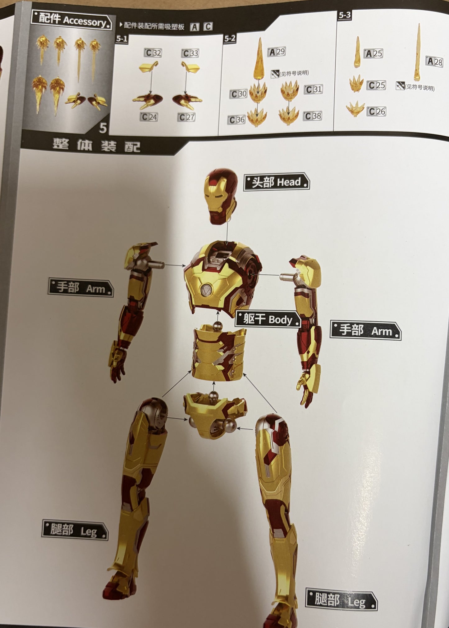 FONDJOY Iron Man Mark XLII Model(DIY) Kit