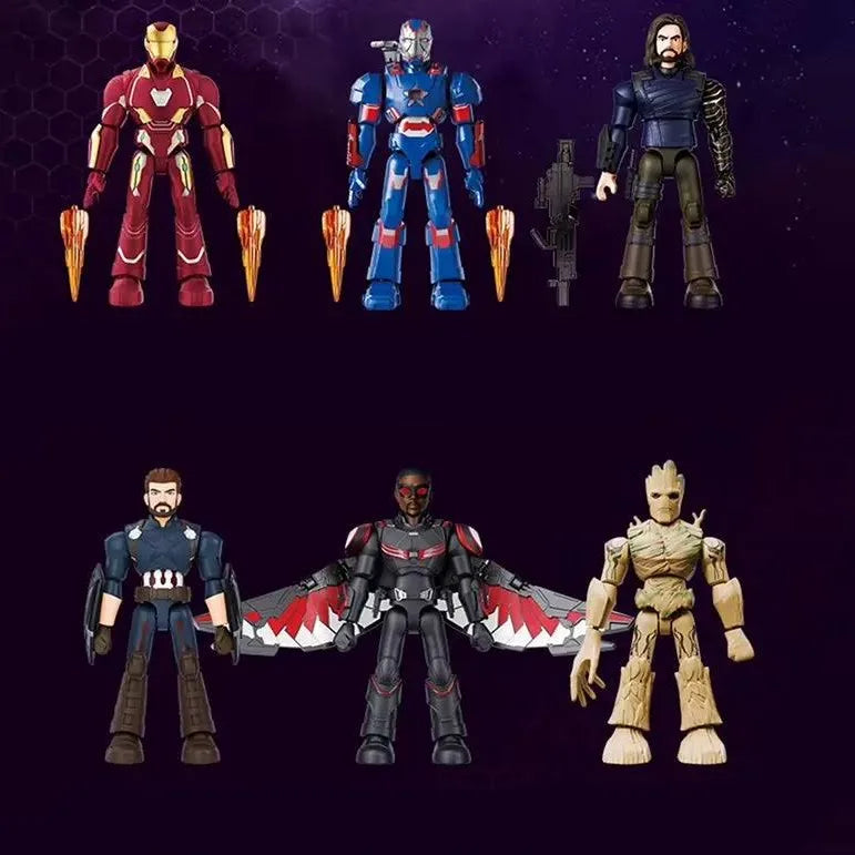 Marvel Infinity Saga Galaxy Version – Set of 10 Poseable Model Kits