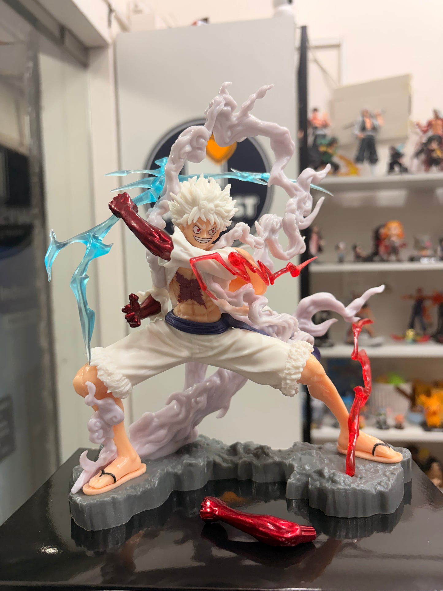 Luffy Gear 5 Attacking Action Figure