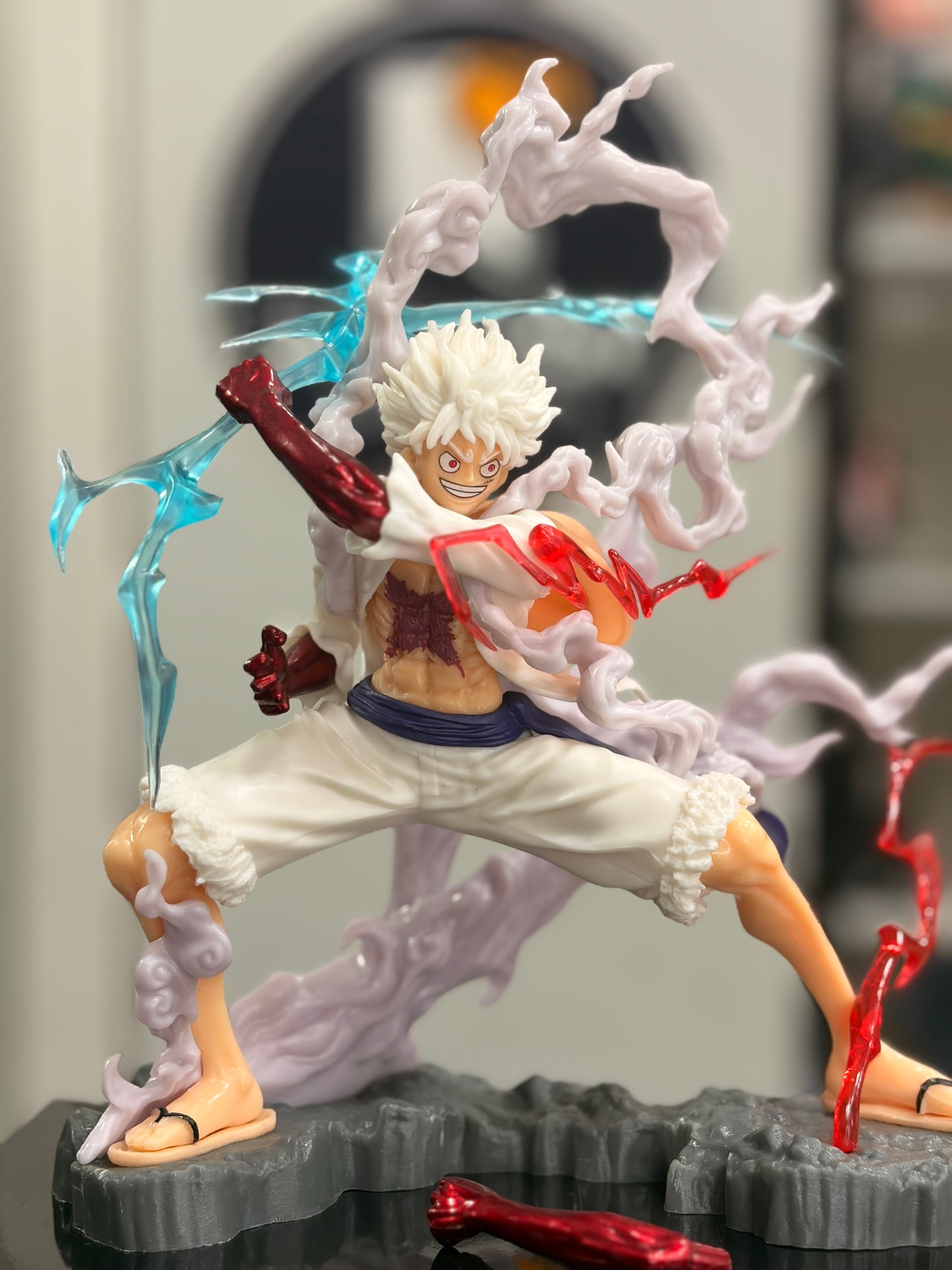 Luffy Gear 5 Attacking Action Figure