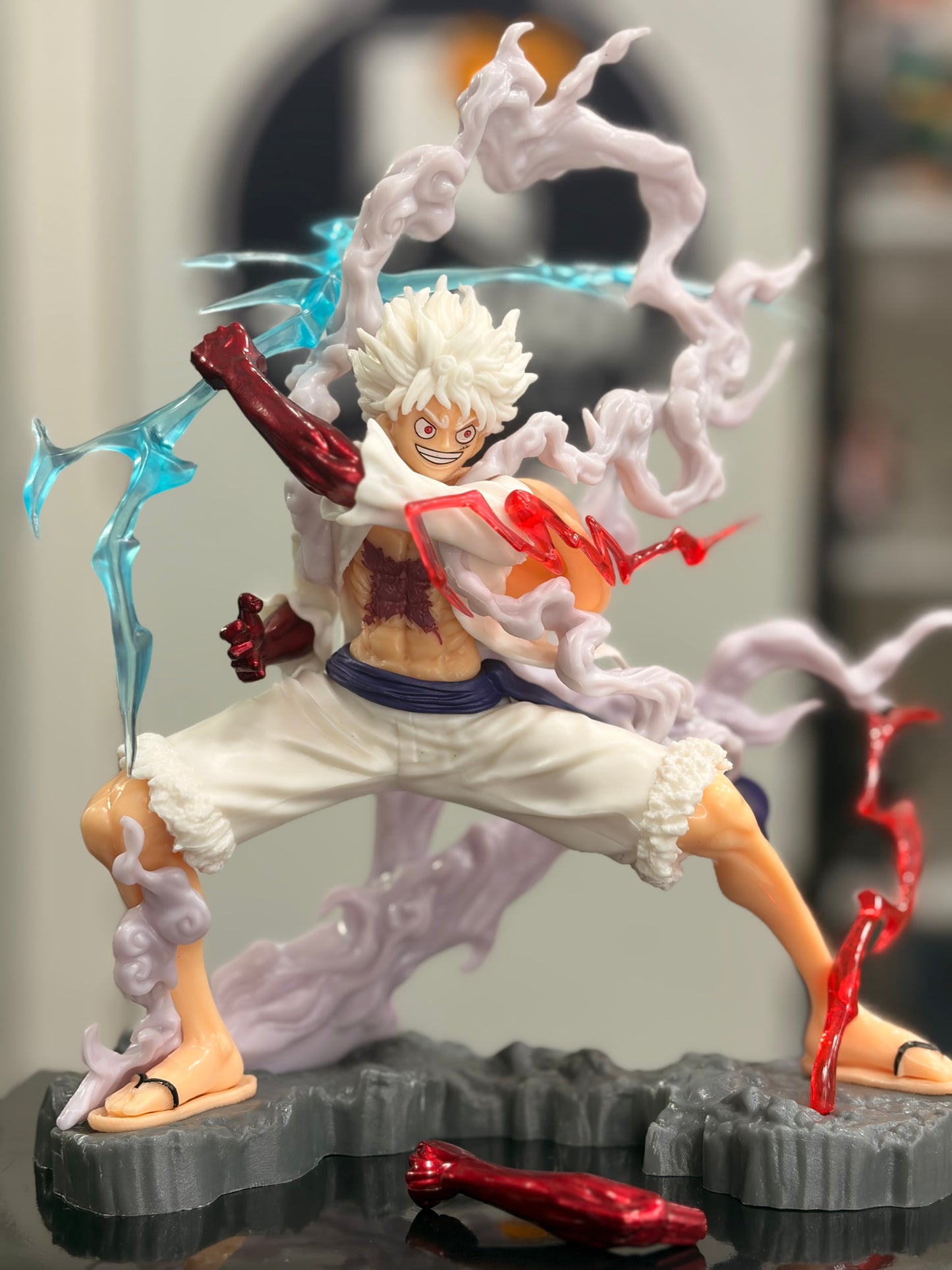 Luffy Gear 5 Attacking Action Figure