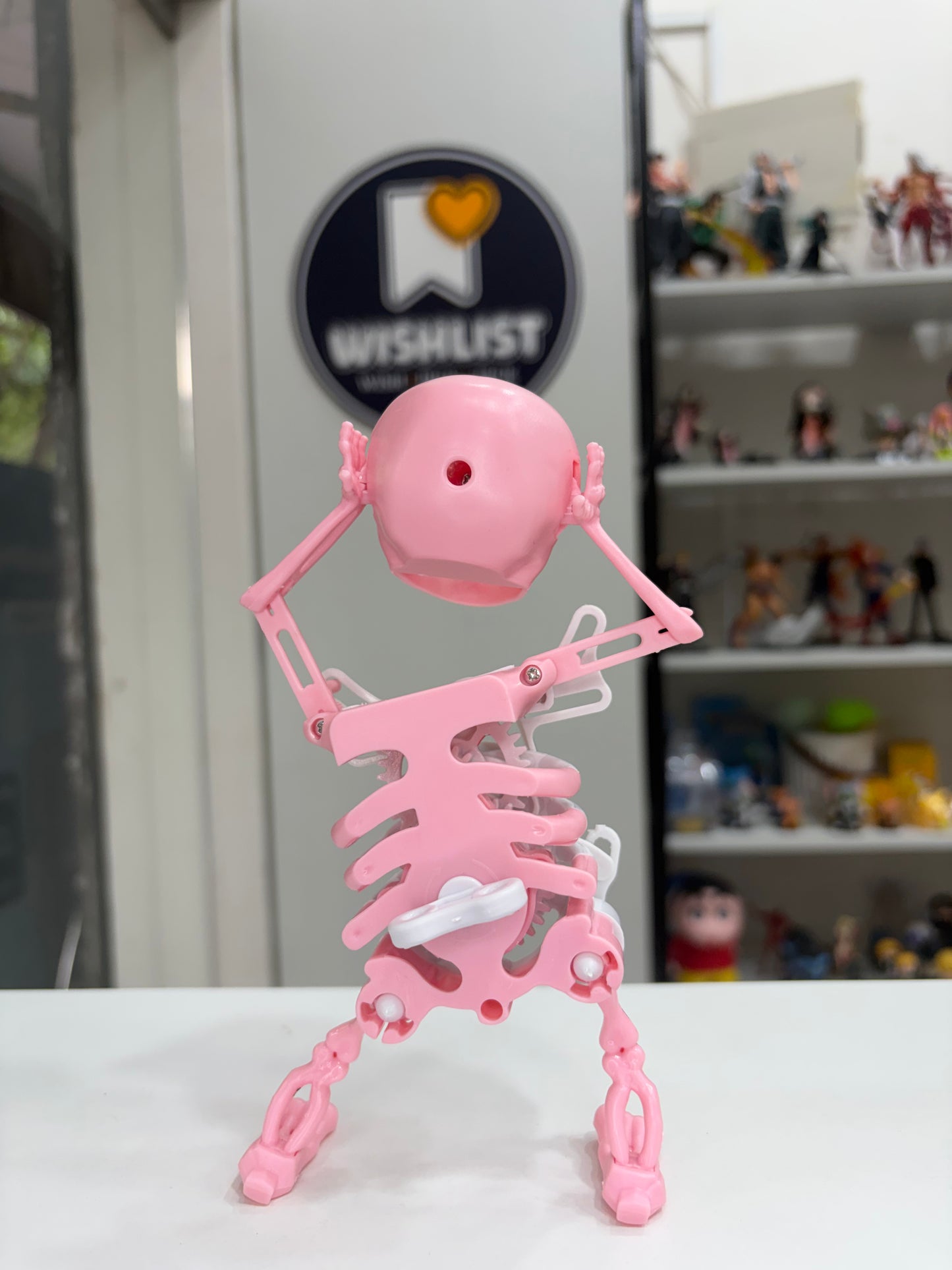 Dancing skeleton toy