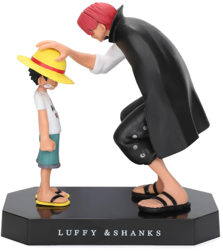One Piece Luffy &amp; Shanks Dynamic Pose Action Figure