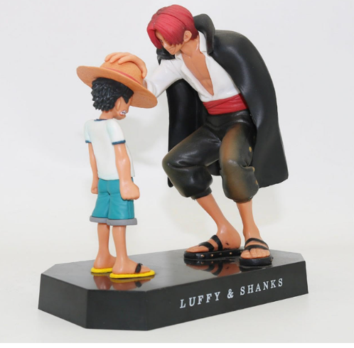 One Piece Luffy &amp; Shanks Dynamic Pose Action Figure