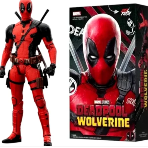 ZD TOYS Marvel Deadpool &amp; Wolverine Deadpool 1/10 Scale Collectible Action Figure