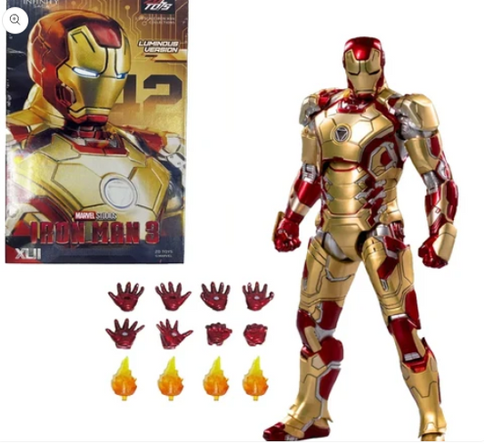 ZD TOYS Marvel Iron Man Mark 42 1/10 Scale Collectible Action Figure