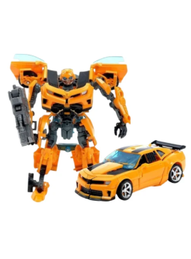 Yellow Bumblebee Transforming Robot and car Sports Car Toy