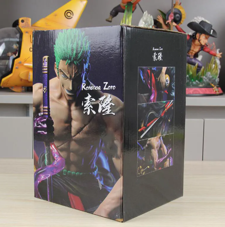 One Piece Roronoa Zoro Sitting Figure With extra head