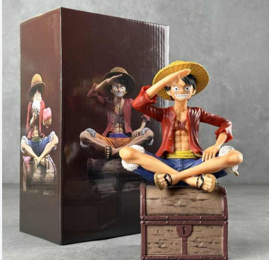 One Piece Monkey D. Luffy Sitting Figure