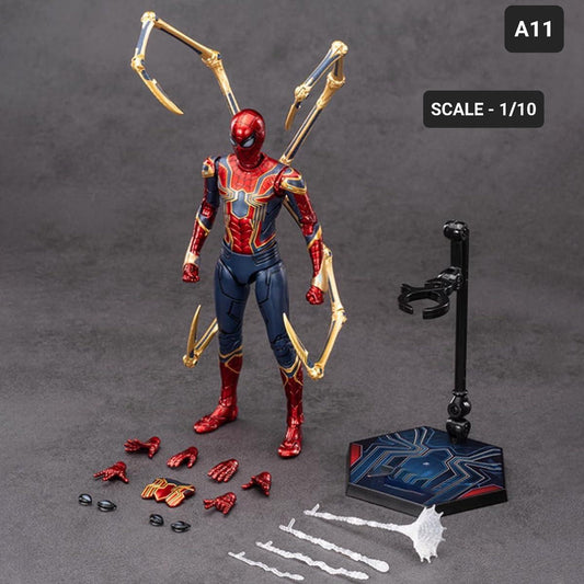ZD TOYS Marvel Avengers Infinity Saga Iron Spider 1/10 Scale Action Figure – Fully Articulated