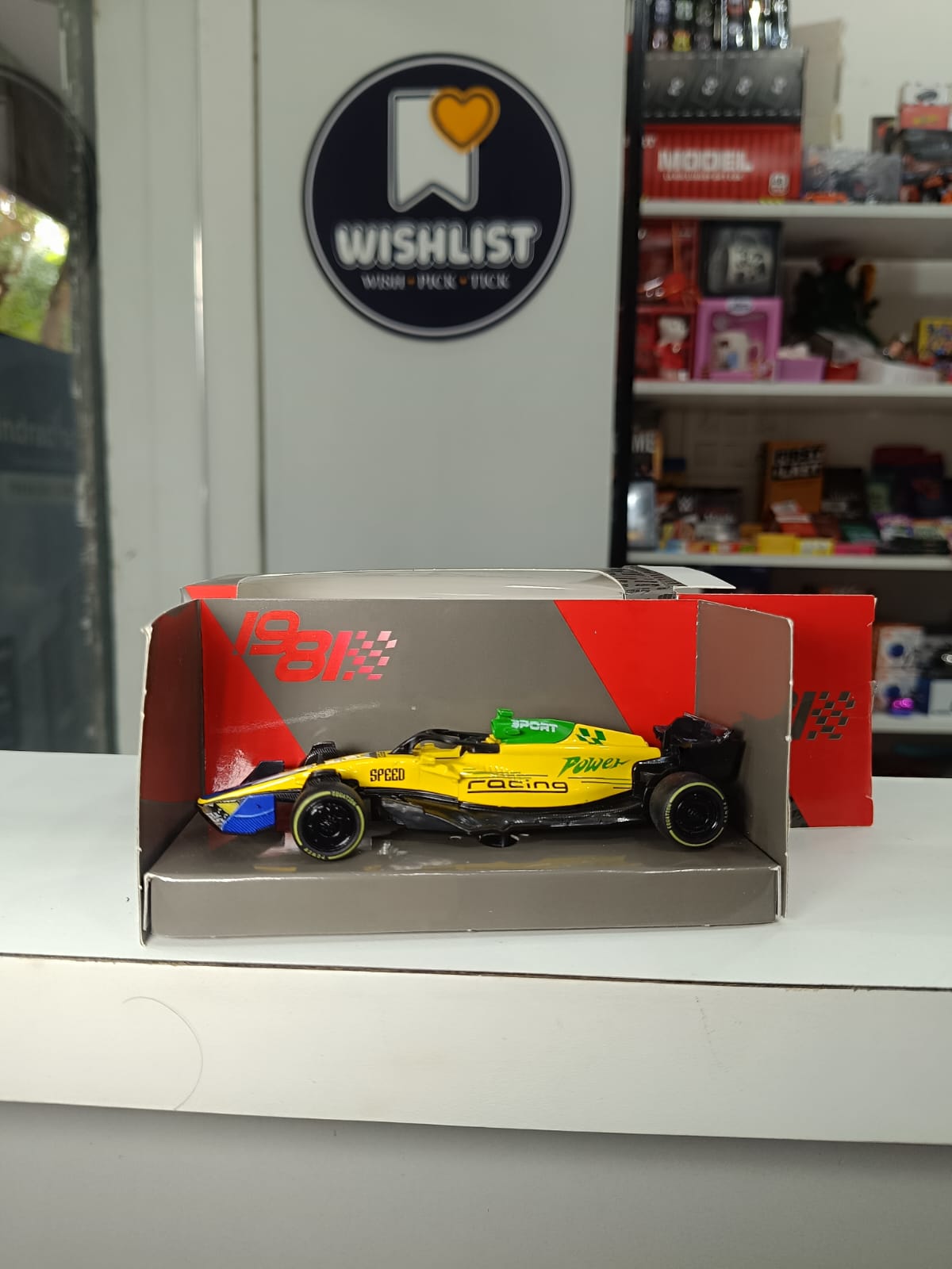 F1 pullback car (YELLOW)
