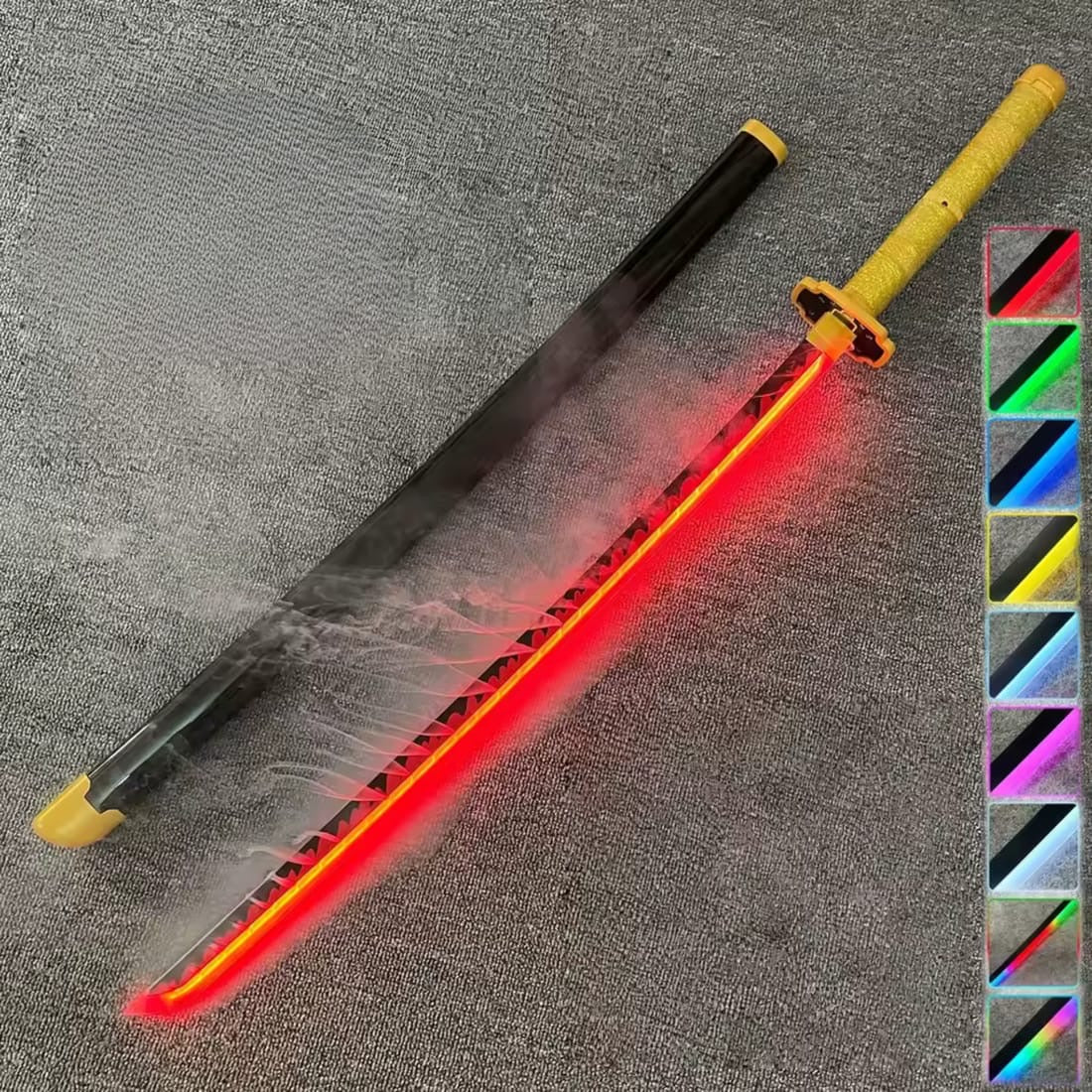 Smoke Katana | multi - colour LED glowing blade | 104 cm | 10 variants