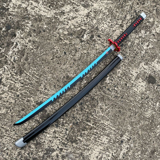 Tanjiro Blue Wooden Katana